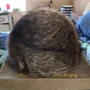Marshall Field Vintage Fur Hat